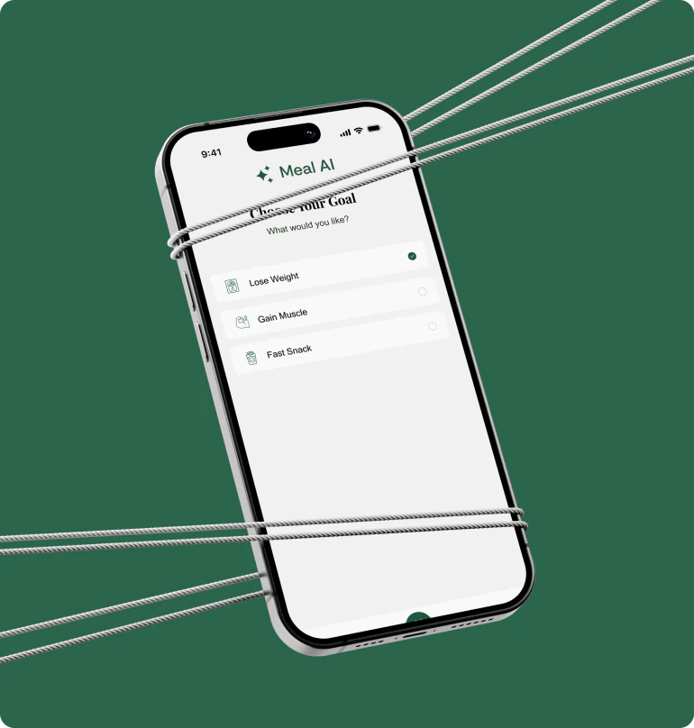 Meal AI interface detail 2