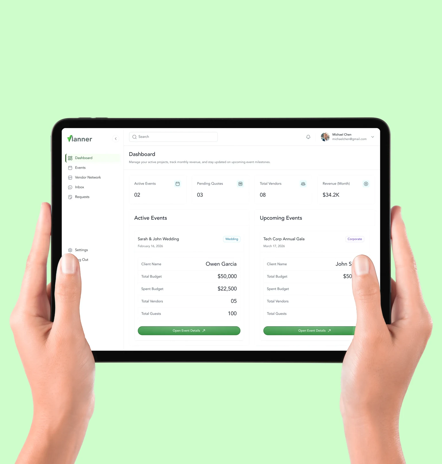 Vlanner interface detail 2